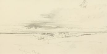 Edward Lear (1812-1888) British, 'Landscape Near Tivoli', pencil, inscribed and dated 8th of May