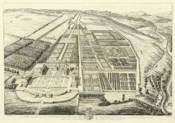 Kip after Knyff, 'Lowther in the County of Westmorland', with centre fold, 15