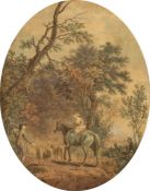 Francesco Bartolozzi, R.A. (British, 1727-1815), after Baralat 'The benevolent Lady' and 'The