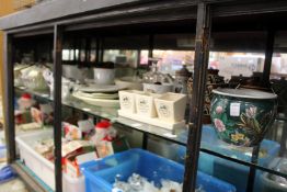 A quantity of household china etc.