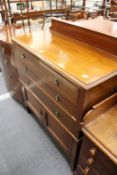 An Edwardian mahogany bedroom chest.