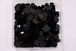 Decorative coloured stones.