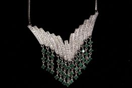 A decorative necklace, boxed.