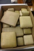 A quantity of jewellery boxes.