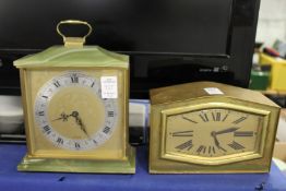 Two mantle clocks.