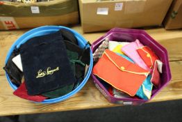 Various jewellery pouches and purses.