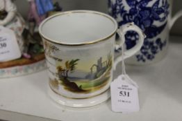 A 19th century comemmorative mug.