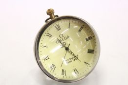 A globe shaped table clock.