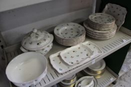 A quantity of Villeroy & Boch Petite Fleur china.