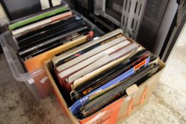 A quantity of classical records.