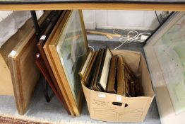 Various painting and prints.