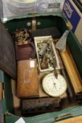 Various drawing instruments. boxed weighing scales etc.