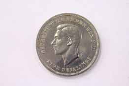 A 1951 silver crown.