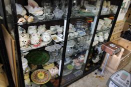 A large quantity of household china, glass etc.