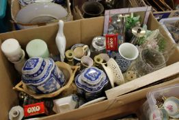 A large quantity of household and decorative china etc.