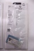 A single diamond with test certificate.
