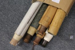 A small group of Chinese scroll pictures.