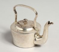 A SMALL JAPANESE SILVER KETTLE