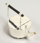 A CHRISTOPHER DRESSER DESIGN CIRCULAR TEA POT