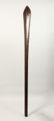 A PLAIN SOLOMAN ISLAND WOODEN PADDLE 47ins long.