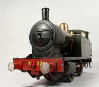 A LIVE STEAM GREAT WESTERN TANK LOCO, 3-5 INCH GAUGE, copper coal fired boiler and usual fittings,