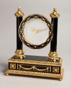 A SUPERB FABERGE MYSTERY CLOCK,from the Franklin Mint, 1988, in its original box.