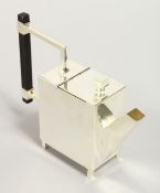 A CHRISTOPHER DRESSER DESIGN SQUARE TEA POT