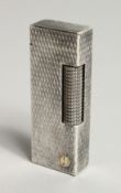 A SILVER DUNHILL LIGHTER
