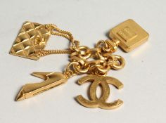 A GOOD VINTAGE CHANEL KEY RING