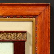 A Secessionist style frame, rebate size - 6.75