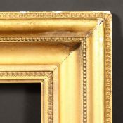 A 19th Century hollow frame, rebate size - 22.5