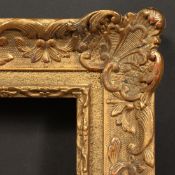 A 20th Century Continental gilt composition frame, rebate size - 25.5