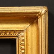 An 18th Century English moulded frame, rebate size - 9