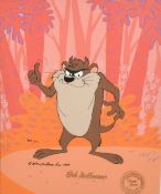 Warner Brothers Inc. 1989, 'Tasmanian Devil', hand painted animation art, by Bob McKimson, signed