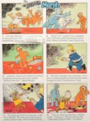 Bill Mevin (1922-2019) British, The Amazing Adventures of Morph, Fire! Fire!, Morph Ltd 1986. A