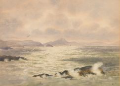 AFC, 'Sea Scene' signed with initials 'A.F.C', 7