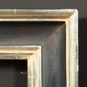 A 20th Century Continental ebonised and silvered frame, rebate size - 27