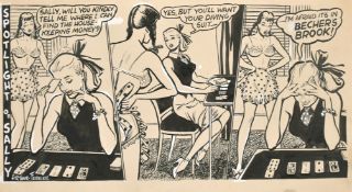 Arthur Ferrier (1891-1973) British, 'Sally, will you kindly tell me where I can find the house-