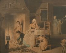 After William Redmore Bigg (1755-1828), Engraved by William Ward, published 1798, 'The Stormy