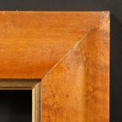 An early 20th Century Maple veneer frame, rebate size - 20