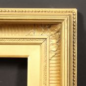 A 19th Century gilt composition frame, rebate size - 12