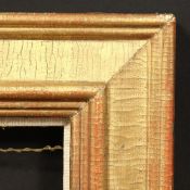 An early 20th Century Continental moulded frame, rebate size - 10