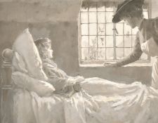 Percy Tarrant (1855-1934) British, 'The Pea Blossom', oil on board, 4.75