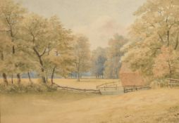 19th Century School, a pair of watercolours of rural scenes, each 6