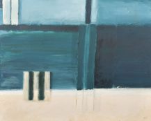 J.A. Hawkins, 'A walk by the sea', oil on canvas, signed, titled and signed verso, 27.5