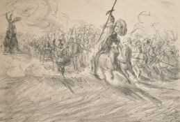 Max Slevogt, A group of lithographs of historical scenes, each signed in pencil, each 13.75