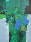 Alastair Michie (1921-2008) Scottish, 'Cool Green', mixed media, signed and inscribed verso, 26