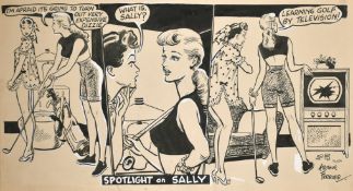 Arthur Ferrier (1891-1973) British, 'I'm afraid it's going to turn out very expensive, Dizzie', a