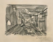 Ben Genaux (1911-1996) Belgian, A set of 5 sketches of Eastern figures and scenes, mostly signed