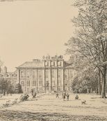 Hubert Williams (1905-1989) British, a pen and ink drawing of Kensington Palace, 13